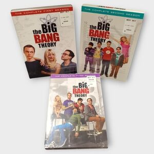 The Big Bang Theory: Seasons 1-3 (DVD, 1, 2,3) Bundle Lot BRAND NEW & SEALED
